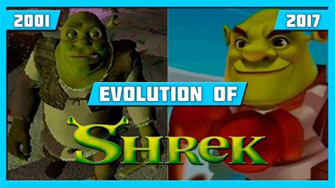 Evolution Of Shrek Games 2001 2017 Youtube