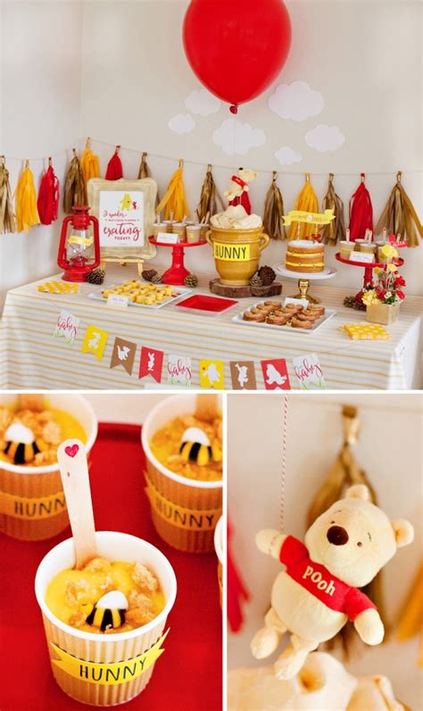 This Winnie The Pooh Baby Shower Is Cute Yet Glamourous