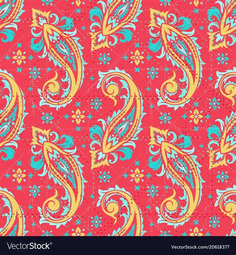 Seamless Paisley Pattern Royalty Free Vector Image