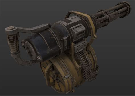 Fallout 4 Minigun — Polycount