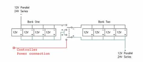 24V Series Parallel System Charged by 12V Charger | V is ...