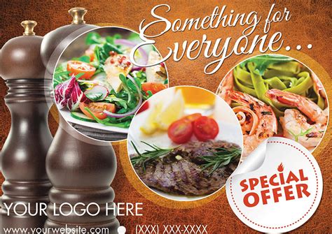 8 Brilliant Restaurant Direct Mail Postcards Advertising Examples