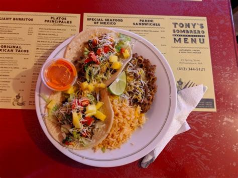 Maybe you would like to learn more about one of these? Tony's Sombrero Serves Delicious Mexican Food In Massachusetts
