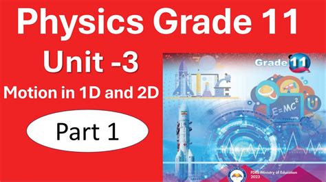 1 Physics Grade 11 Unit 3 Motion In 1dand 2d Part 1 Uniformly Accelerated Motion New