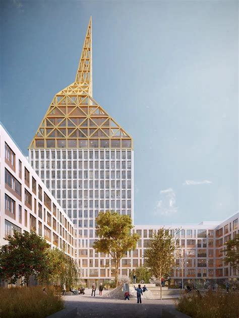 Gallery Of Orange Architects Kcap Create A Golden City Block For St