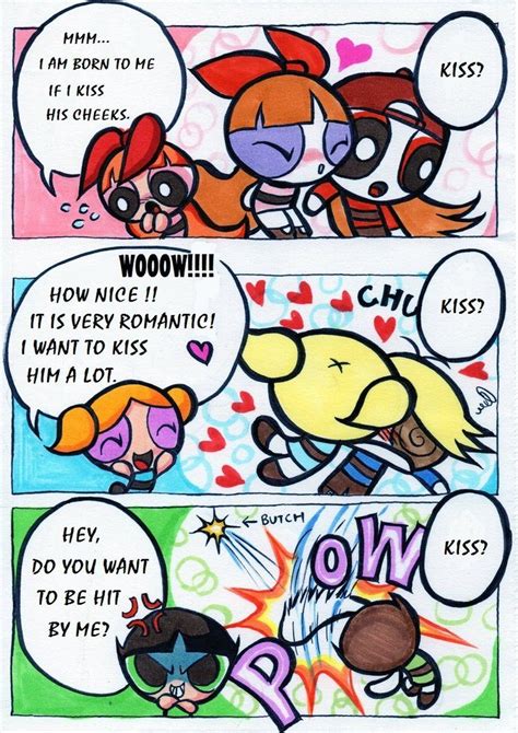 How To Kiss Ppg By Yang On Deviantart Powerpuff