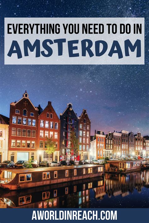 The Ultimate Amsterdam Bucket List Netherlands Travel Amsterdam
