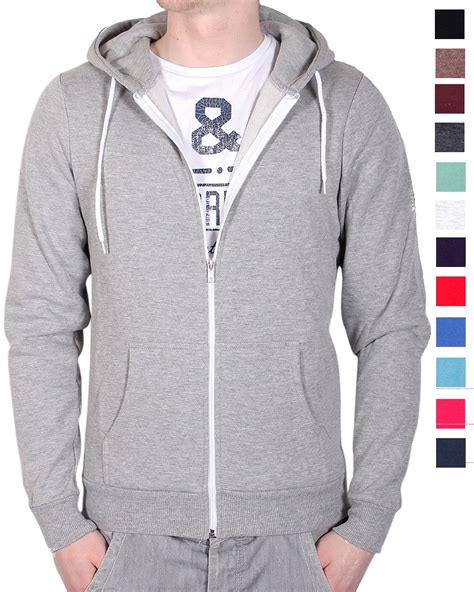 Save 10% with coupon (some sizes/colors) Soul Star Mens Designer Fleece Hoody Full Zip Hooded Top ...
