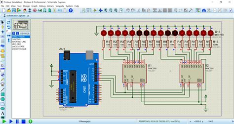 How To Control 16 Leds With 74hc595 Shift Register Arduino Project Hub