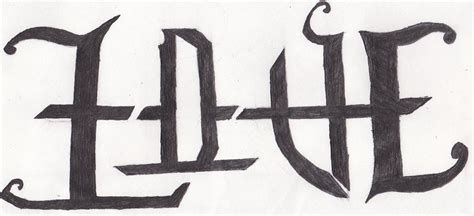 Love Hate Ambigram Concept By Knownbynone On Deviantart