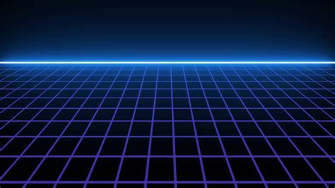 Free Download Scrooling 80s Scifi Grid Free Template No