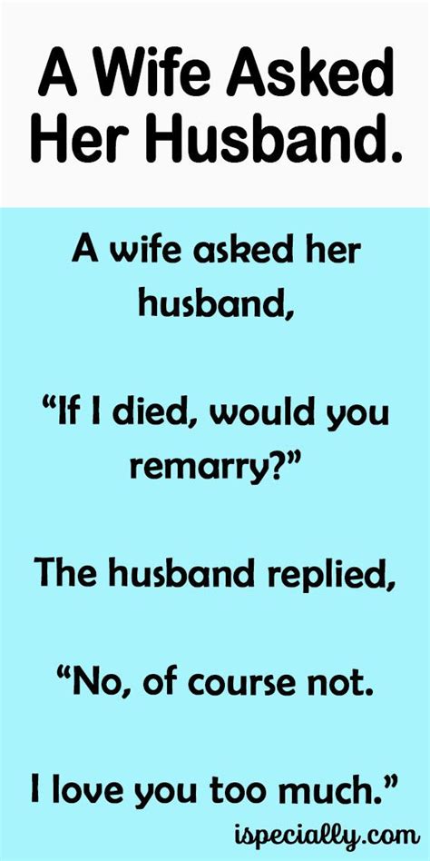 a poster that says a wife asked her husband