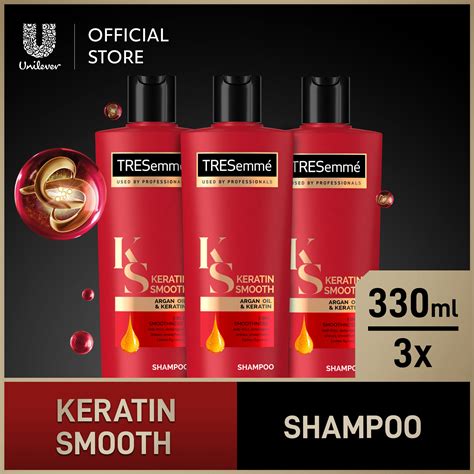 Buy 3 Tresemme Keratin Smooth Shampoo 330ml Lazada Ph