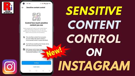 How To Filter Sensitive Content On Instagram Youtube