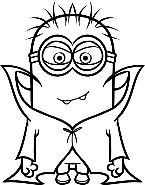 To Print Minion Coloring Pages From Despicable Me For Free