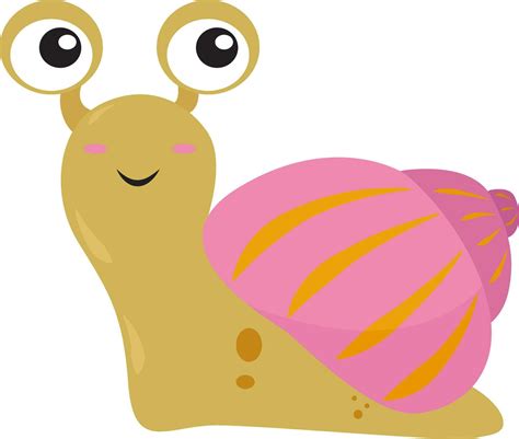 Pink Snail Illustration Vector On White Background 35405131 Vector