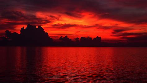 Reflected Red Sunset Photograph By Ocean View Photography