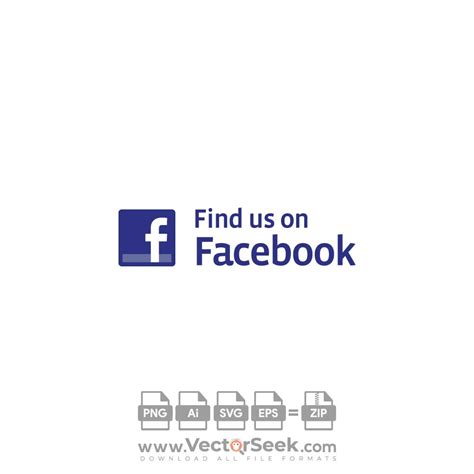 Find Us On Facebook Logo Vector Ai Png Svg Eps Free Download