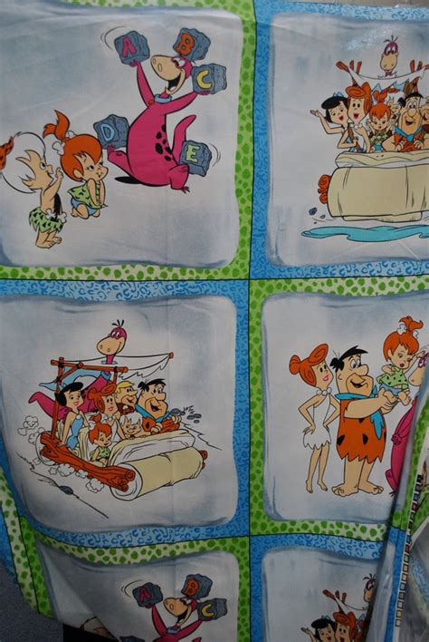 Sale Out Of Print Flintstone Panel