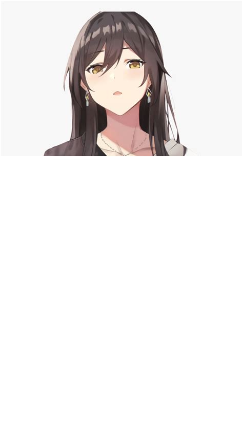 Anime Animegirl Brownhair Yelloweyes Anime Girl With Brown Hair
