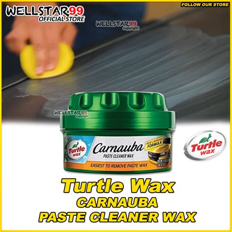 Turtle Wax Carnauba Paste Cleaner Wax 397g Lazada