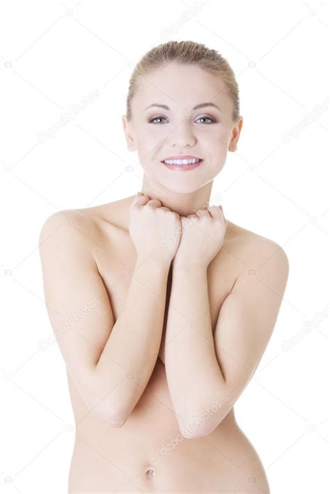 Sensual Topless Beautiful Blond Girl Stock Photo By Piotr Marcinski