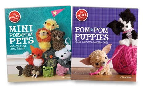 Now you can turn plain yarn into perfectly precious pups.like this video? Klutz Pompom Crafts 2-Book Set | Groupon Goods