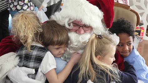 Santa Claus Visits Children At Mercyhealth Youtube