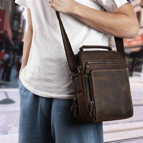 The Man Bag Leather Purse For Men Messenger Satchel The Real