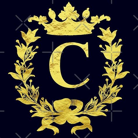 Monogram Letter C Personalized Initial Capital C