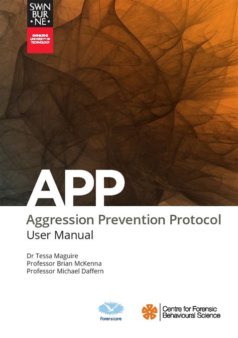 Aggression Prevention Protocol App Swinburne