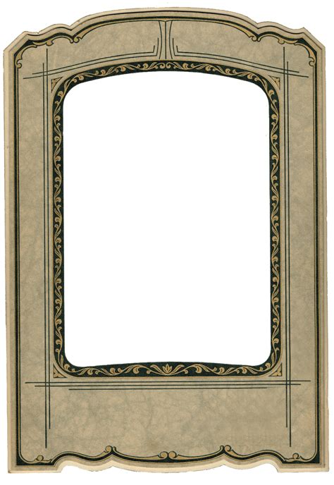Free Printbale Picture Frame Antique Photo Frame Knick Of Time