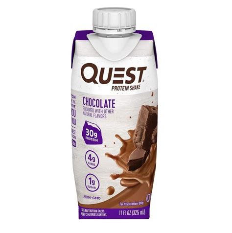 Quest Nutrition Protein Shake Chocolate 325ml X 4pcs Natures Village