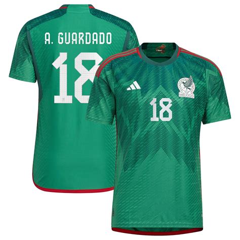 Andres Guardado Mexico National Team 202223 Home Authentic Player Jersey
