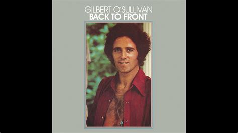The true front split (square) is achieved by sitting with your legs straight in opposite directions, while the hips remain square* (1). Gilbert O'Sullivan - Intro | "Back To Front" - YouTube