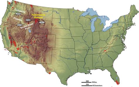 Continental Hotspot Geology U S National Park Service