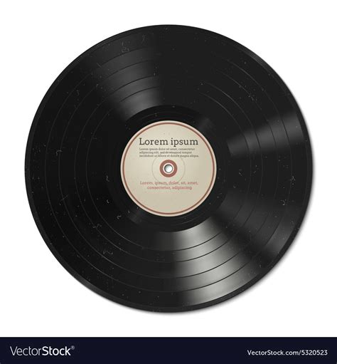 Vinyl Record Royalty Free Vector Image Vectorstock