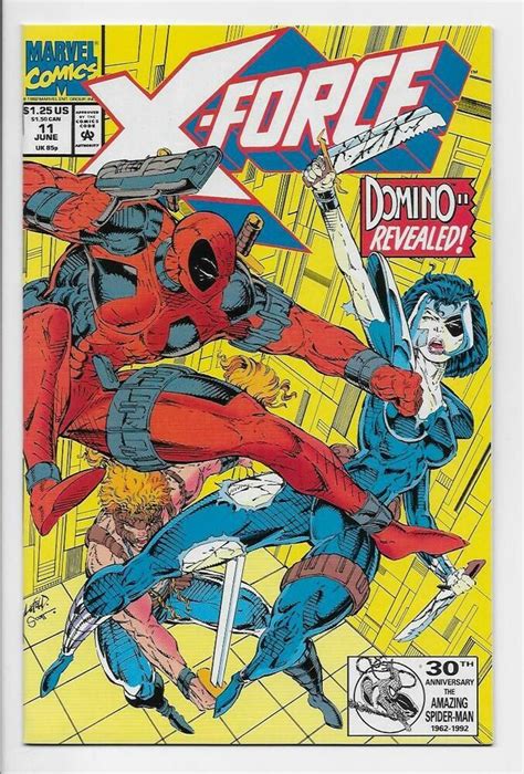 X Force 11 Marvel Comic 1st Appearance Of Domino W Deadpool High