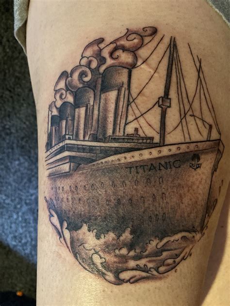 Titanic Titanic Tattoo Bad Tattoos Traditional Tattoo Sleeve