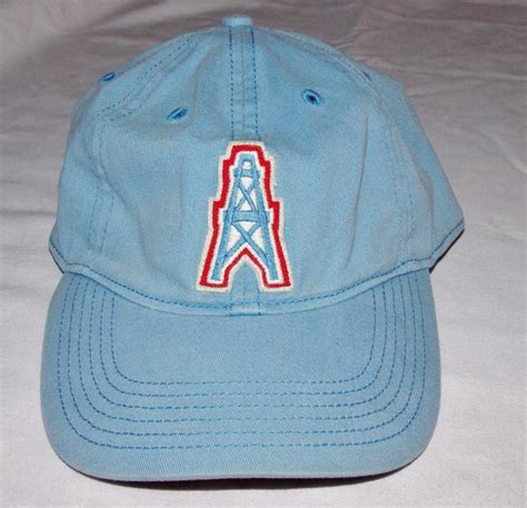 Nfl Houston Oilers Vintage Collection Cap Hat Stretch Fitted Sm
