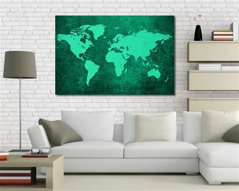 World Map Wall Art Infiniteartstore