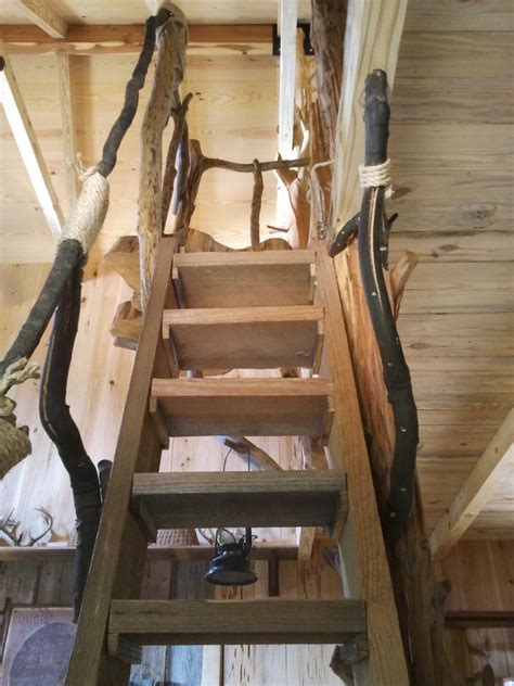 Cabin plans with loft are popular and very useful cabin designs. Loft ladders - Small Cabin Forum (1)