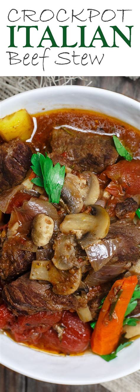 Without it, the driven equipment (such as mower blades) will put a force on the pto shaft, and then the transmssion, due to inertia. Crock Pot Italian Beef Stew Recipe | The Mediterranean ...