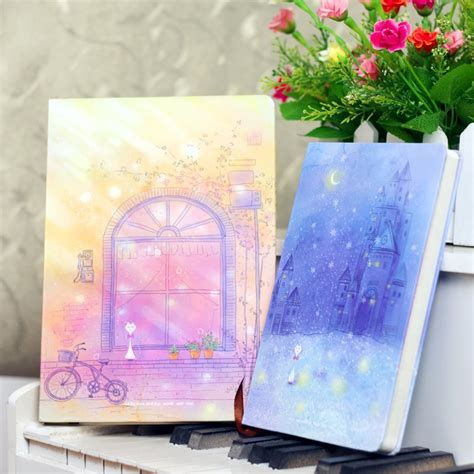 Aesthetic birthday gifts for friends. 2 illust aesthetic color page notebook stationery birthday ...