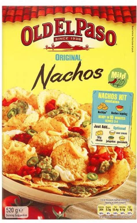 Old El Paso Original Nacho Dinner Kit 520g Approved Food