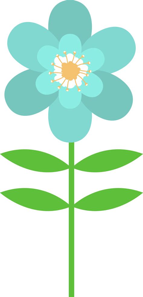 Beautiful Flowers Clipart Design Illustration 9397956 Png