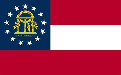 Georgia State Flag Png And Svg Vector Freebie Supply