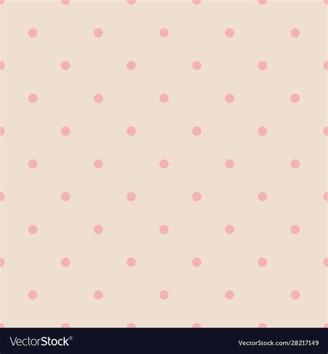 Seamless Pattern With Pink Polka Dots Royalty Free Vector