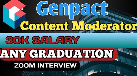 Genpact Mnc Hiring For Content Moderator Role Freshers Are Eligible