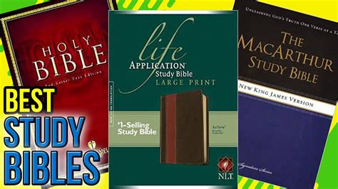 7 Best Study Bibles 2017 Youtube